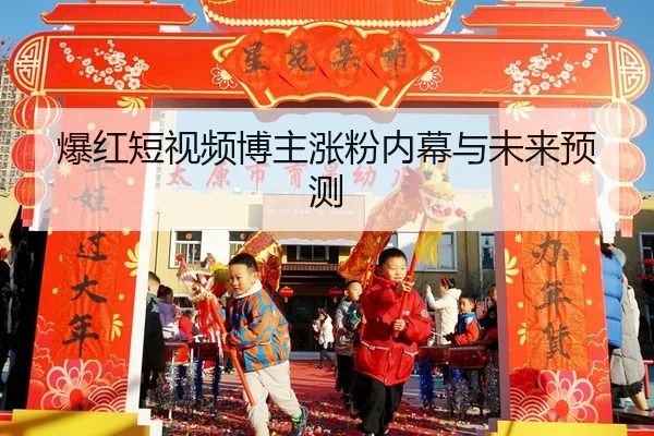 爆红短视频博主涨粉内幕与未来预测